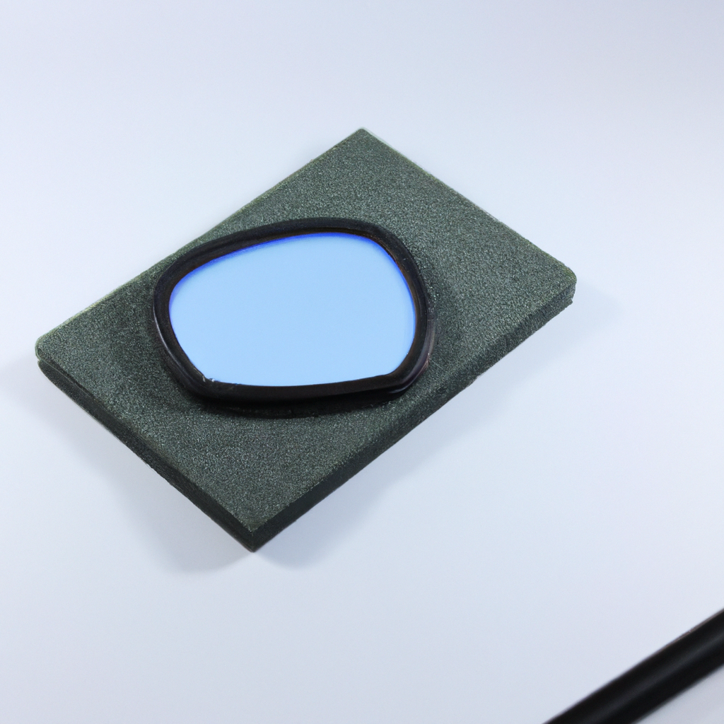 색온도 예시 이미지: 제품이 놓인 미니멀한 화이트 스튜디오 장면, 따뜻함과 차가움에 따라 변화